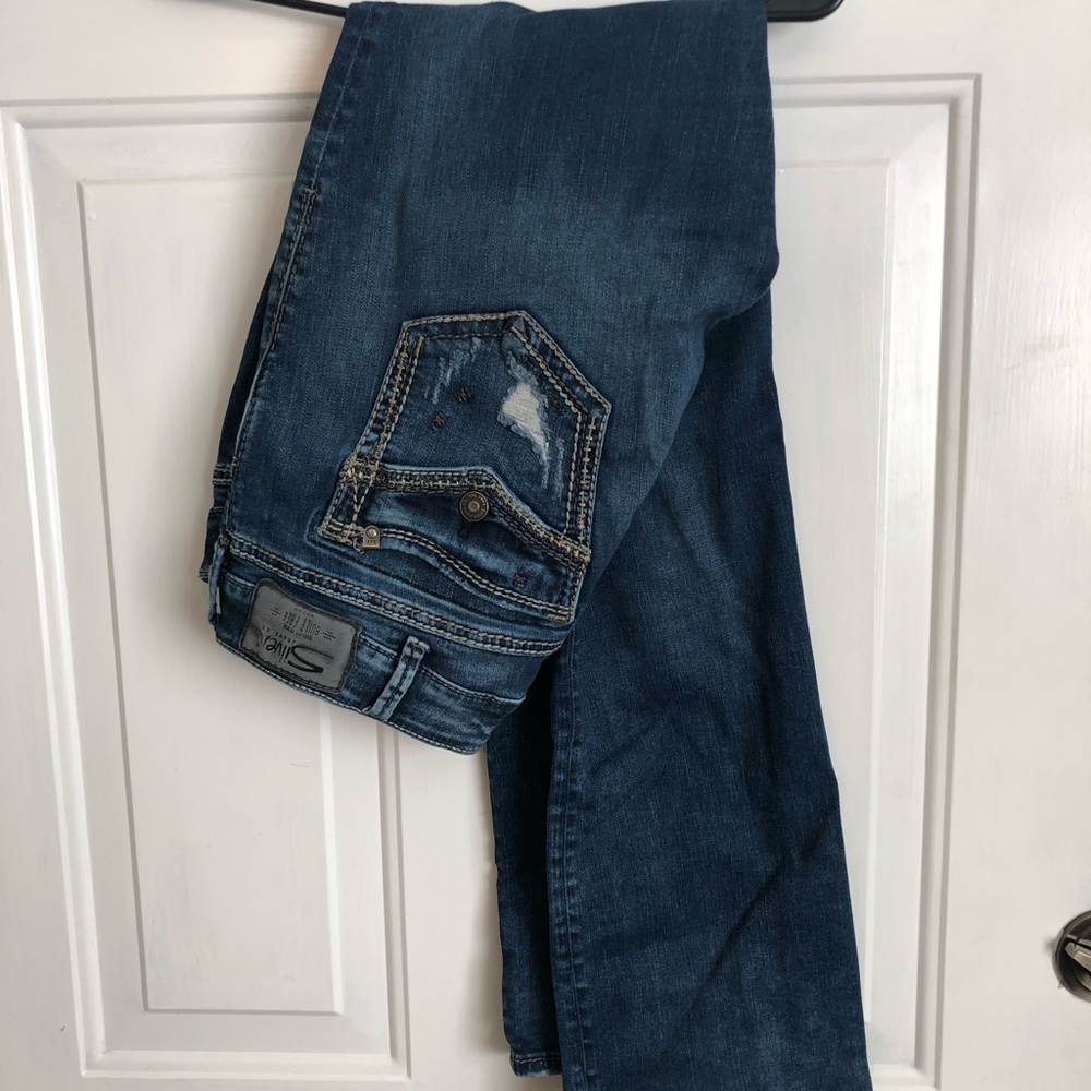 Silver jeans